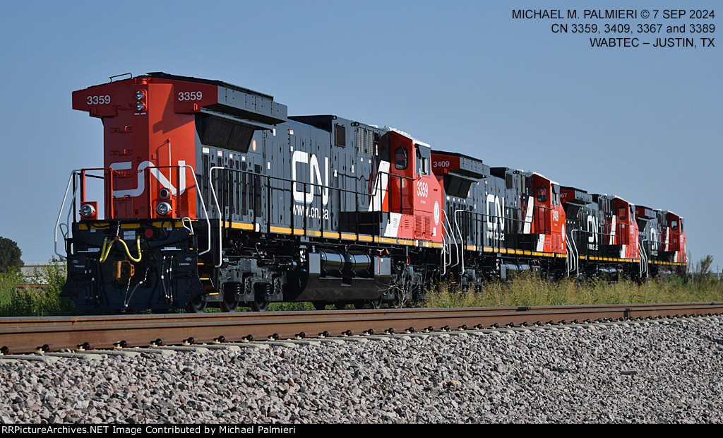 CN 3359, 3409, 3367 and 3389